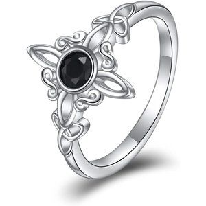 Sterling Silver Witchy Ring Celtic Ring Witches Knot Jewelry Gifts for Women